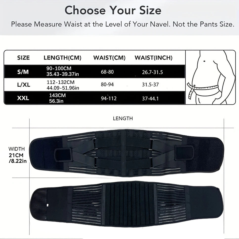 OrthoGuard Double-Pull Lumbar Support Belt