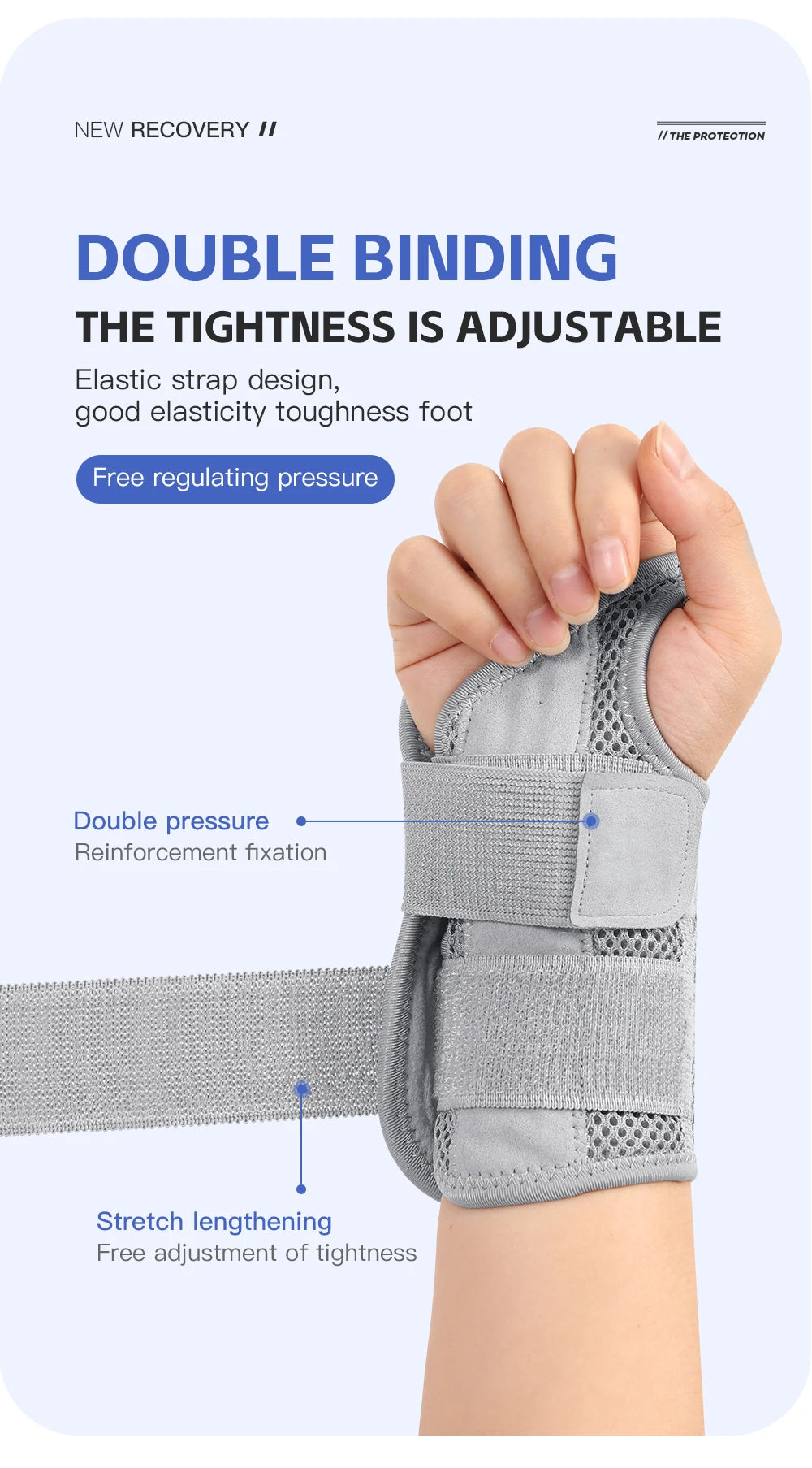 OrthoGuard Dual-Strap Wrist and Thumb Support