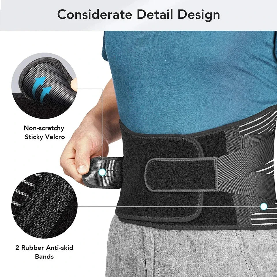 OrthoGuard Double-Pull Lumbar Support Belt