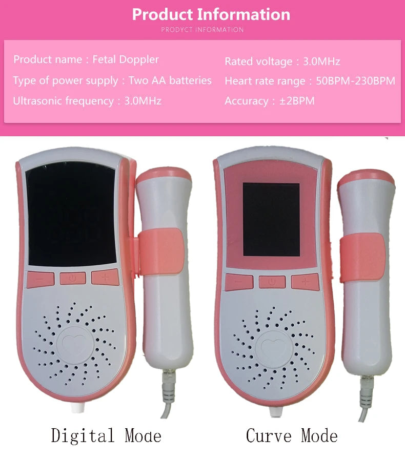 SonoCare 3MHz Fetal Doppler