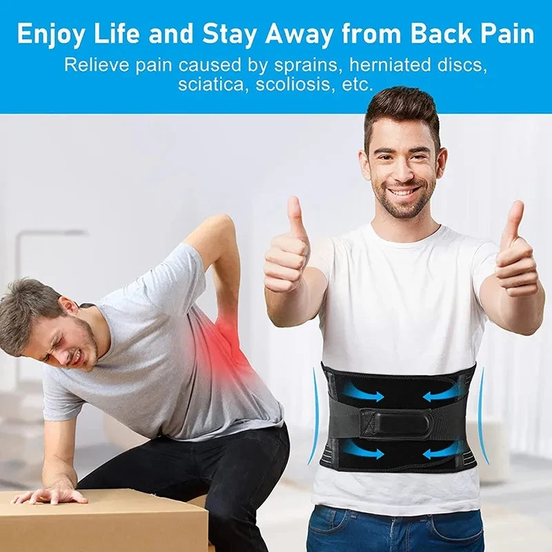 OrthoGuard Double-Pull Lumbar Support Belt