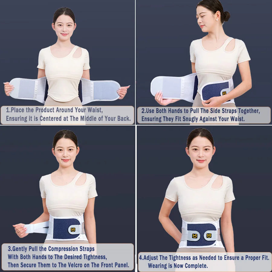 OrthoGuard Adjustable Lumbar Support Belt