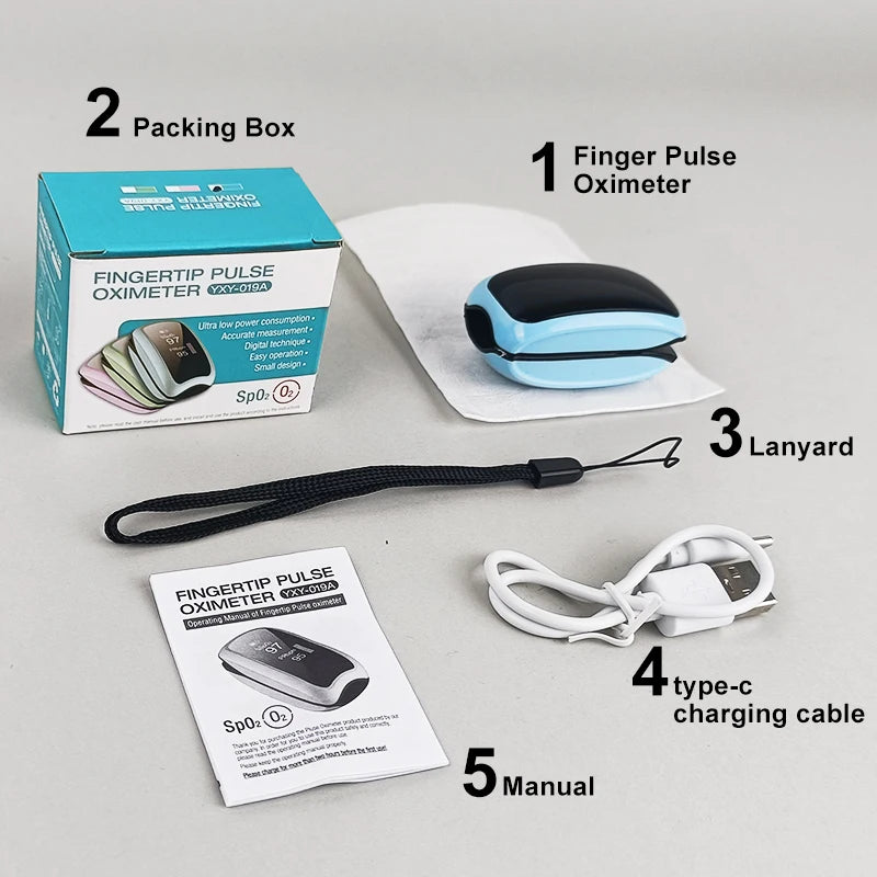 Rechargeable Fingertip Pulse Oximeter
