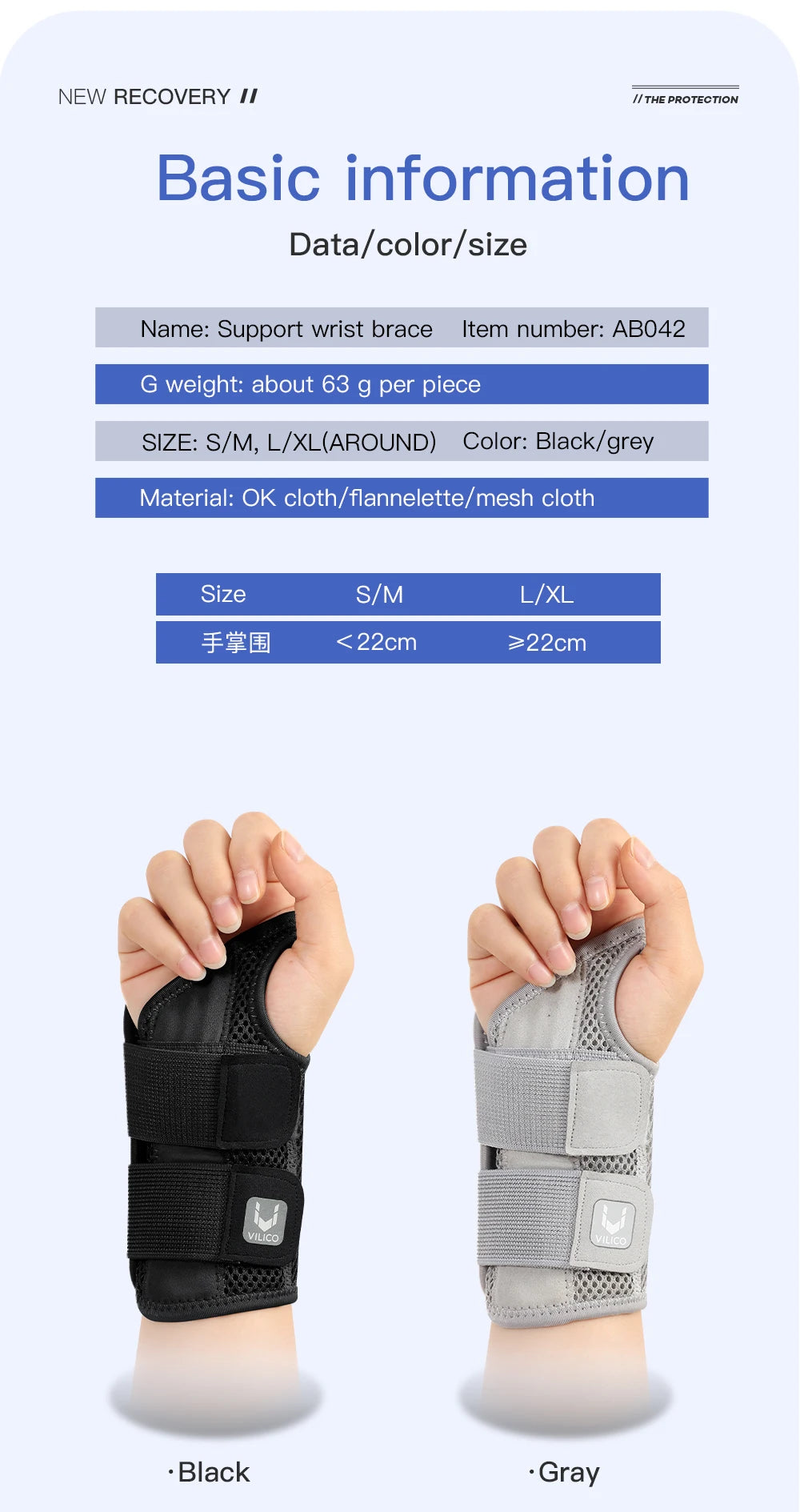 OrthoGuard Dual-Strap Wrist and Thumb Support