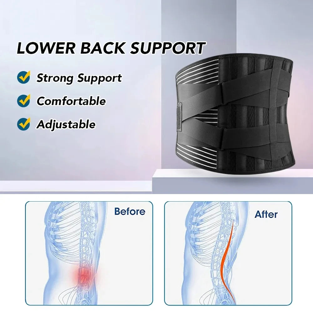 OrthoGuard Double-Pull Lumbar Support Belt