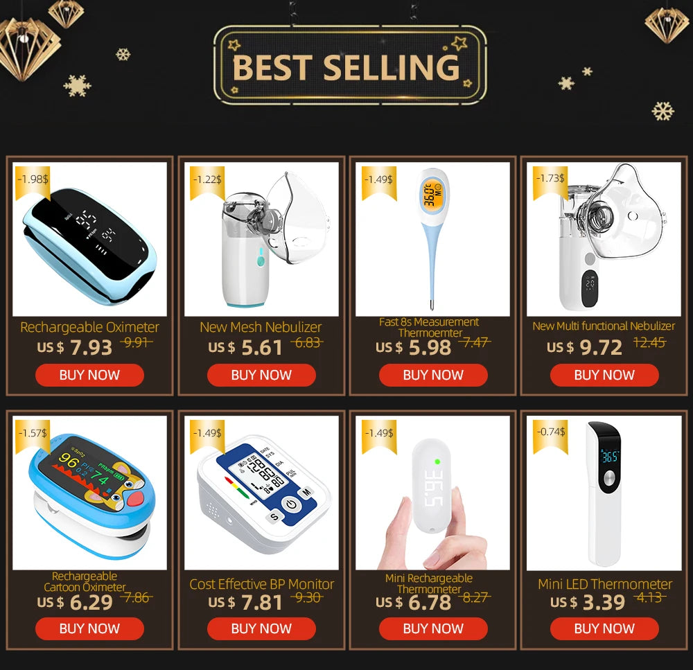 Second Backlit Digital Fever Thermometer