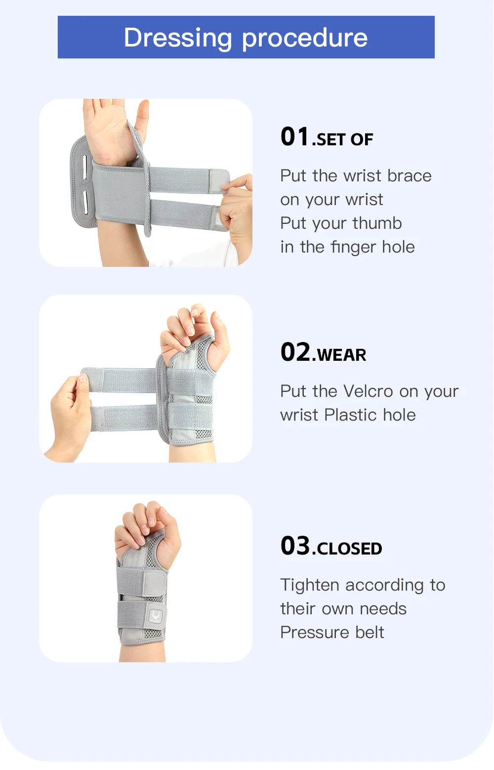 OrthoGuard Dual-Strap Wrist and Thumb Support