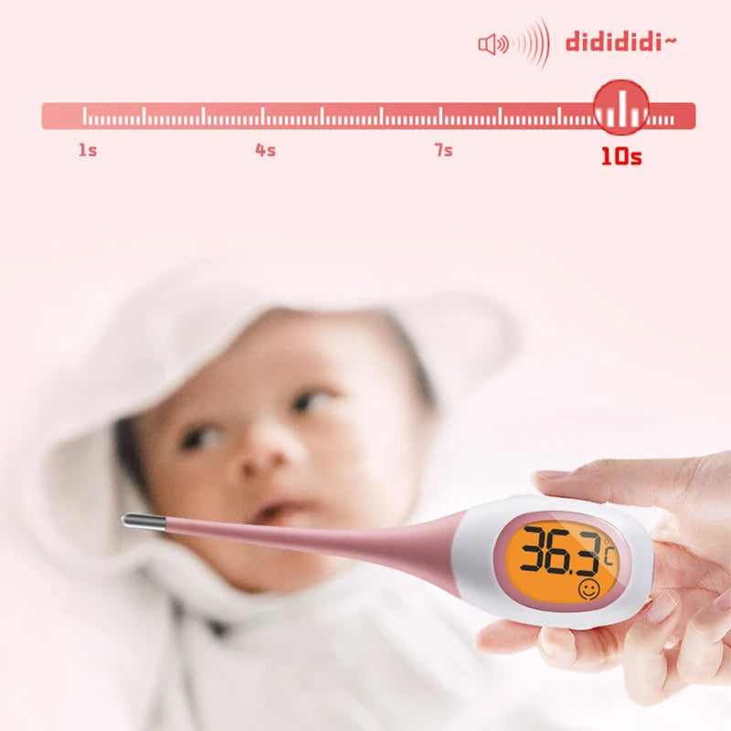 Second Backlit Digital Fever Thermometer