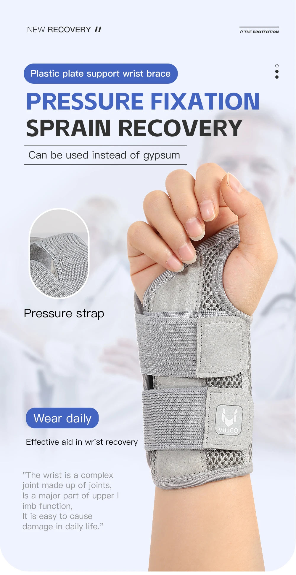 OrthoGuard Dual-Strap Wrist and Thumb Support