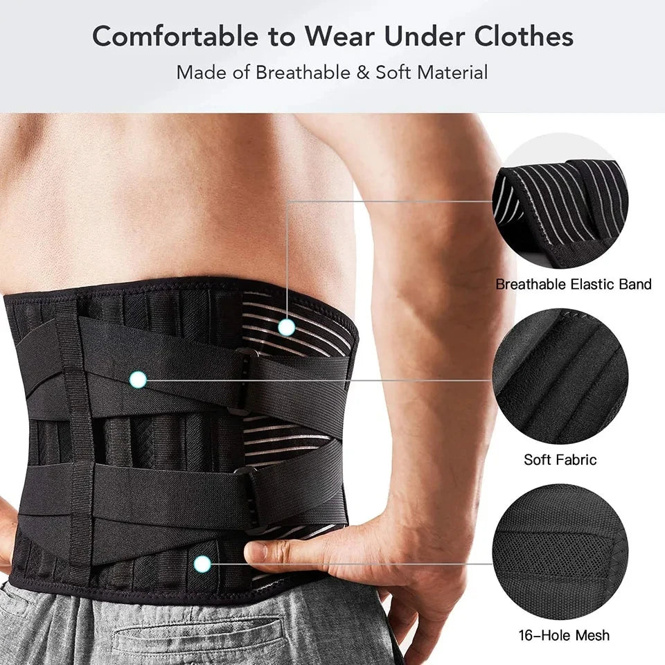 OrthoGuard Double-Pull Lumbar Support Belt