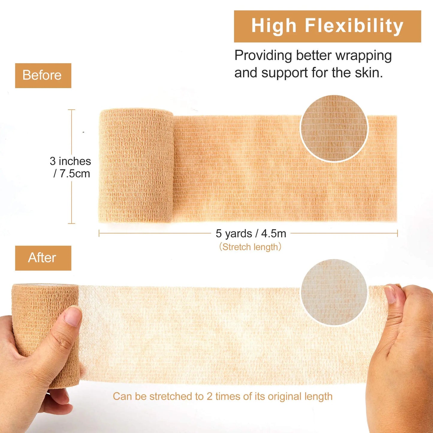 MediFlex Elastic Adhesive Bandage