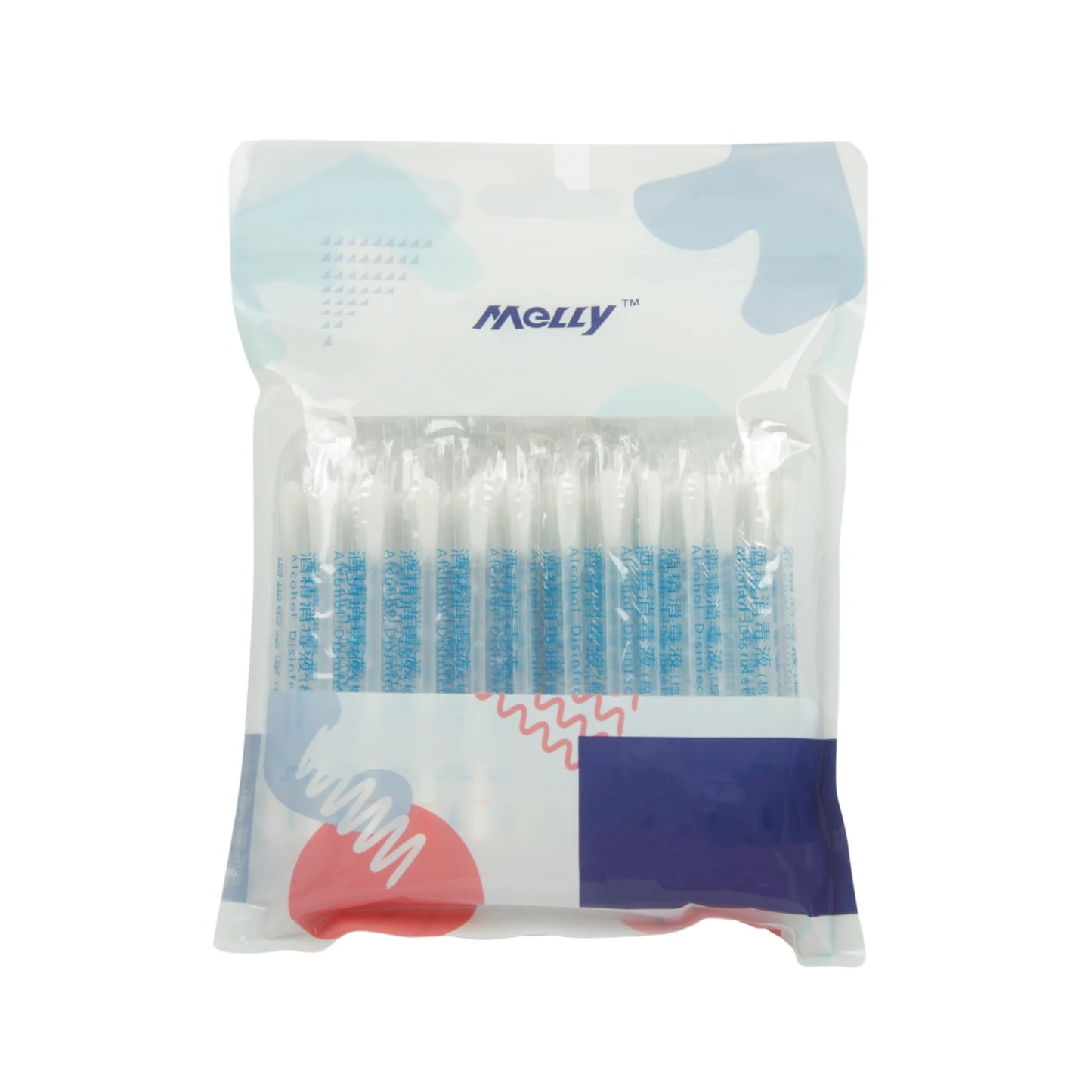 MediClean 50PCS Disposable Alcohol Cotton Swabs