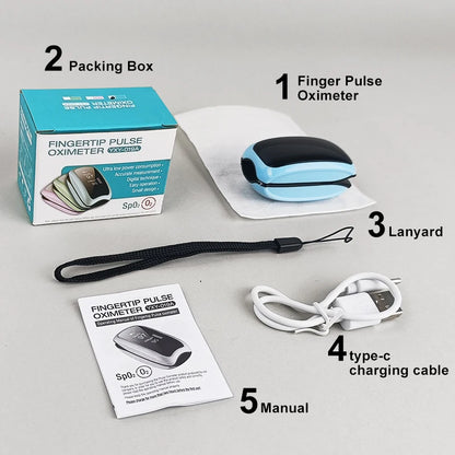 Rechargeable Fingertip Pulse Oximeter