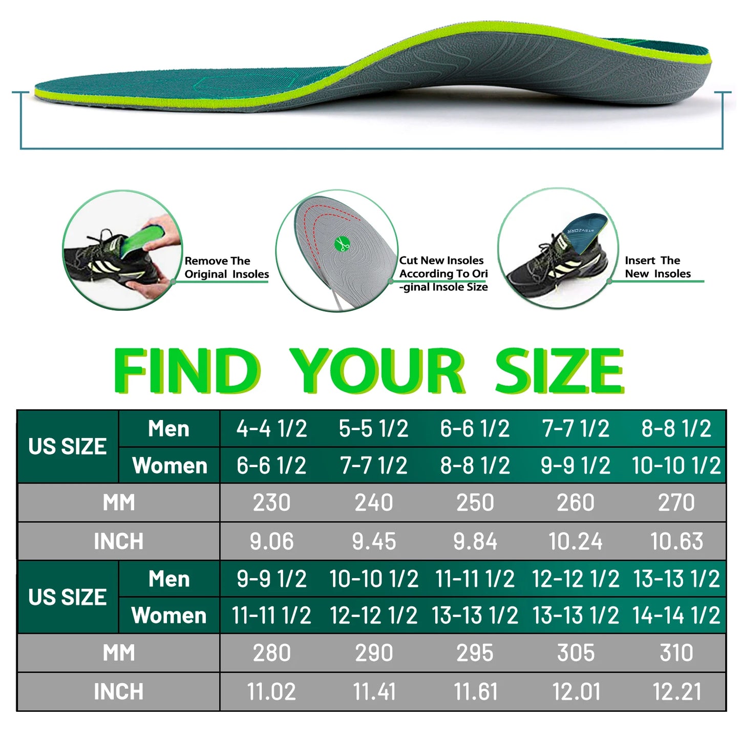 OrthoStep Arch Support Insoles