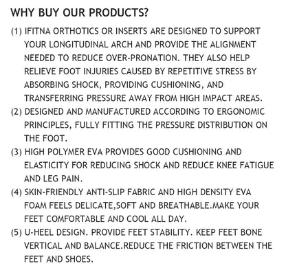 OrthoStep Arch Support Insoles
