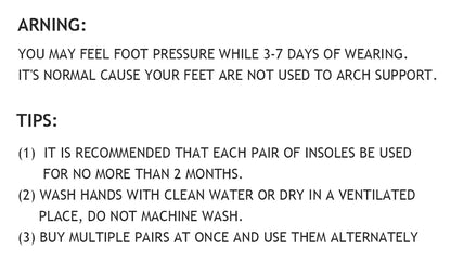 OrthoStep Arch Support Insoles